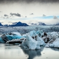 Ledovcový splaz Breidamerkurjökull